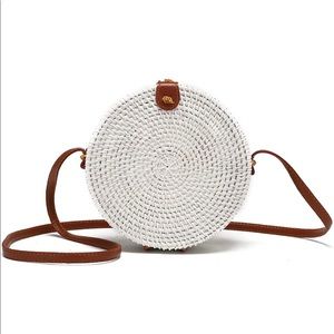 Handwoven Round Rattan Bag